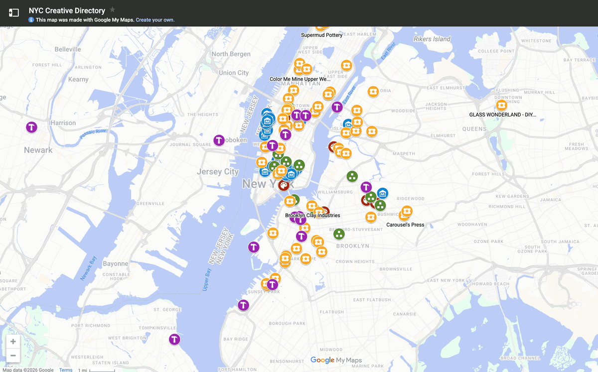 Map showing third places near you